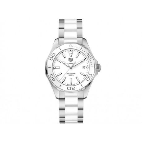 Tag Heuer Aquaracer WAY131B.BA0914 Reloj para Dama Color Acero/Blanco-ComercializadoraZeus- 1050995166