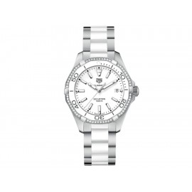 Tag Heuer Aquaracer WAY131H.BA0914 Reloj para Dama Color Acero/Blanco-ComercializadoraZeus- 1050995204