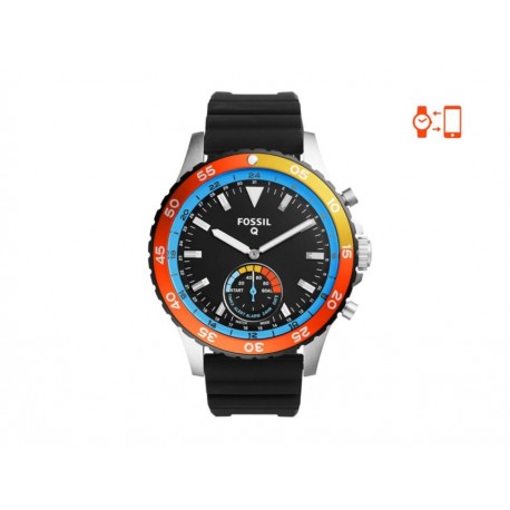 Smartwatch para caballero Fossil Q Crewmaster FTW1124 negro-ComercializadoraZeus- 1053851840