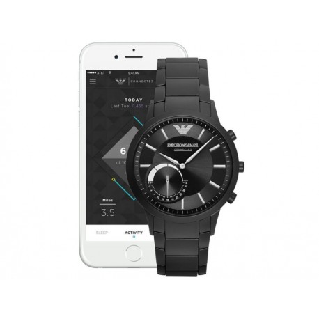Reloj Smartwatch para caballero Emporio Armani Renato ART3001 negro-ComercializadoraZeus- 1059543241