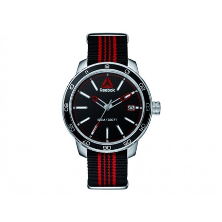 Reebok Forge 1.0 Nato RD-FOR-G3-S1NB-BR Reloj para Caballero Color Negro-ComercializadoraZeus- 1053116236