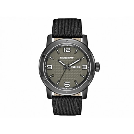 Reloj para caballero Skechers Neutral Canvas Strap SR5087 negro-ComercializadoraZeus- 1057494642