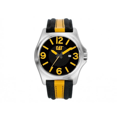 Reloj para caballero Cat DP XL Date PK.141.63.137 negro/amarillo-ComercializadoraZeus- 79987034