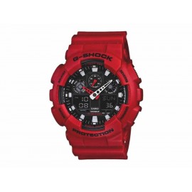 Casio G-Shock GA-100B-4ACR Reloj para Caballero Color Rojo-ComercializadoraZeus- 1009069310