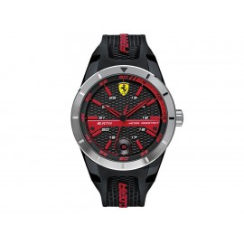 Scuderia Ferrari Red Rev T SF.830253 Reloj para Caballero Color Negro-ComercializadoraZeus- 1039943677