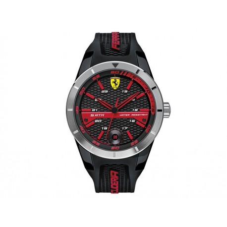 Scuderia Ferrari Red Rev T SF.830253 Reloj para Caballero Color Negro-ComercializadoraZeus- 1039943677