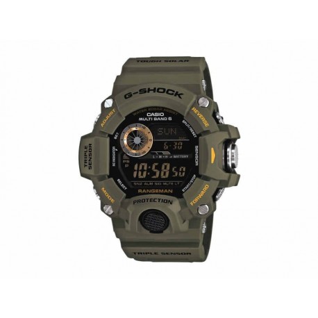 Casio G-Shock Rangerman GW-9400-3CR Reloj para Caballero Color Verde-ComercializadoraZeus- 1022005533
