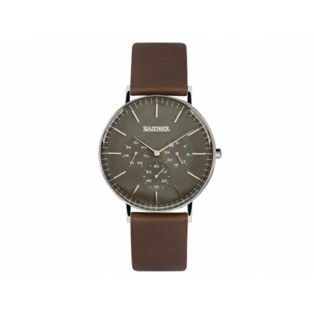 Reloj para caballero Slazenger Retro Collection SL.09.1977.2.03 café-ComercializadoraZeus- 1057502670