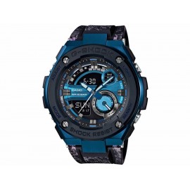 Casio G-Shock GST-200CP-2ACR Reloj para Caballero Color Negro/Azul-ComercializadoraZeus- 1046816583