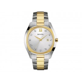 Bulova Diamantes 98D125 Reloj para Caballero Color Acero-ComercializadoraZeus- 1042388838