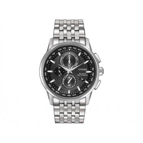 Citizen World Chronograph AT 60695 Reloj para Caballero Color Plata-ComercializadoraZeus- 1041765026