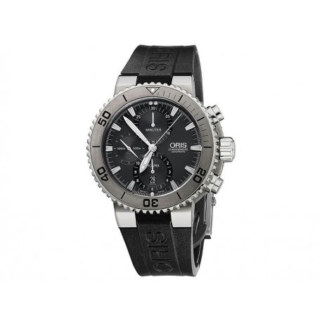 Reloj unisex Oris Aquis 674 7655 7253 RS negro-ComercializadoraZeus- 1011160570