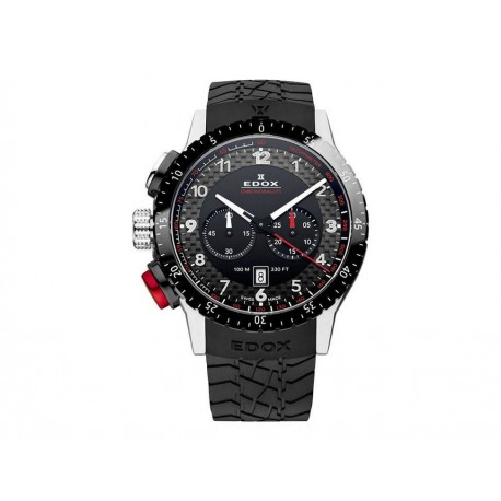 Reloj para caballero Edox Chronorally 10305 3NR NR negro-ComercializadoraZeus- 1021123451