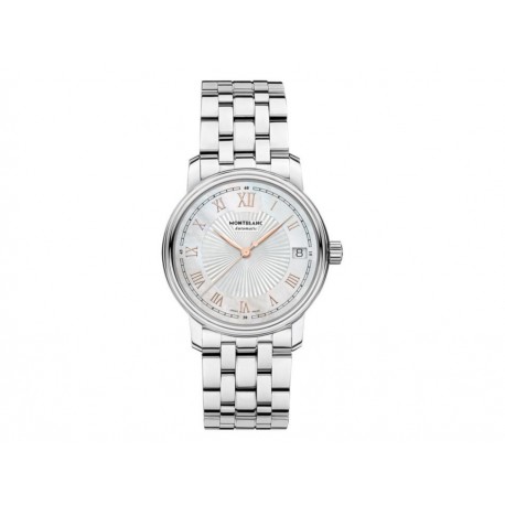 Montblanc Tradition Date Automatic 114367 Reloj para Dama Color Acero-ComercializadoraZeus- 1048913349