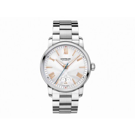 Montblanc Date Automatic 114852 Reloj para Caballero Color Plata-ComercializadoraZeus- 1049842038