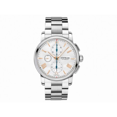 Montblanc 4810 Chronograph Automatic 114856 Reloj para Caballero Color Acero-ComercializadoraZeus- 1049842046