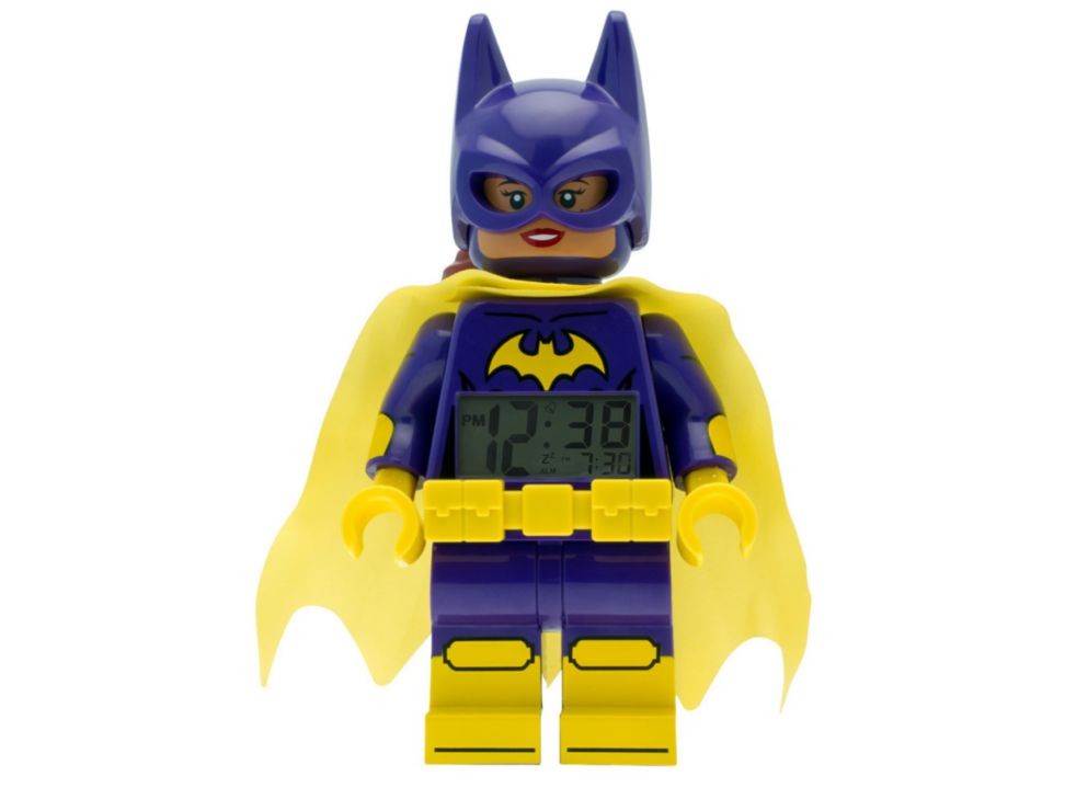Lego Batman Movie 9009334 Reloj Despertador Unisex Morado-Comercial...
