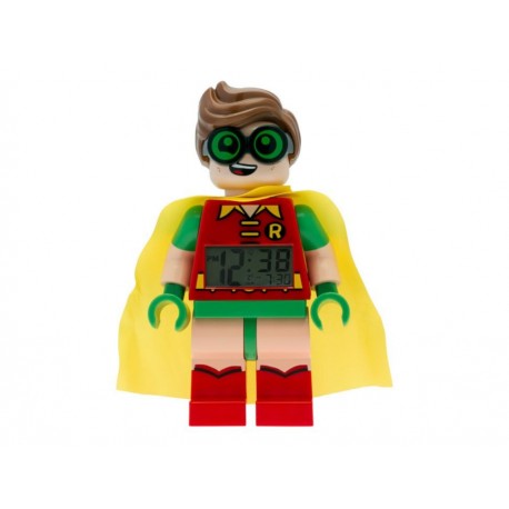 Lego Batman Movie 9009358 Reloj Despertador Unisex Color Rojo-ComercializadoraZeus- 1054999808
