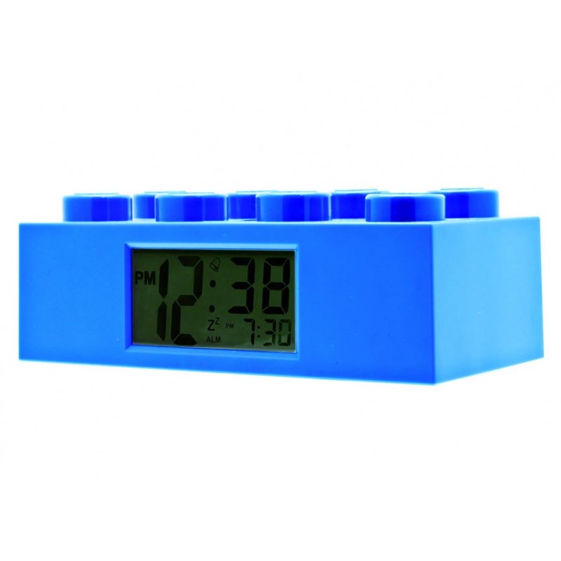 Azul Lego 9002151 Despertador con Luz Infantil Pantalla LCD 