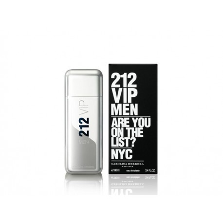 Fragancia para caballero Carolina Herrera 212 VIP Men 100 ml-ComercializadoraZeus- 1002608932