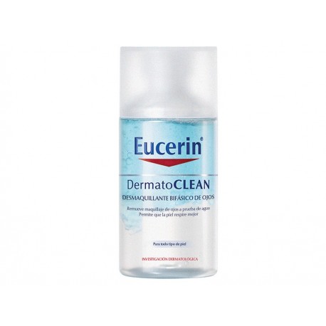 Desmaquillante bifásico para ojos Eucerin Dermato Clean 125 ml-ComercializadoraZeus- 1000247266
