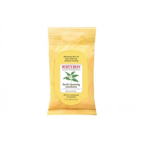 Burt's Bees Toallitas Faciales Limpiadoras para Piel Sensible-ComercializadoraZeus- 1030642518