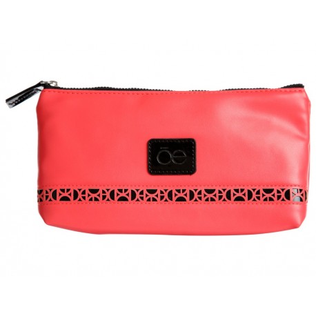 Cosmetiquera lisa CLOE coral-ComercializadoraZeus- 1058729783
