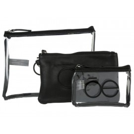 Cosmetiquera lisa Cloe negro-ComercializadoraZeus- 1055589778