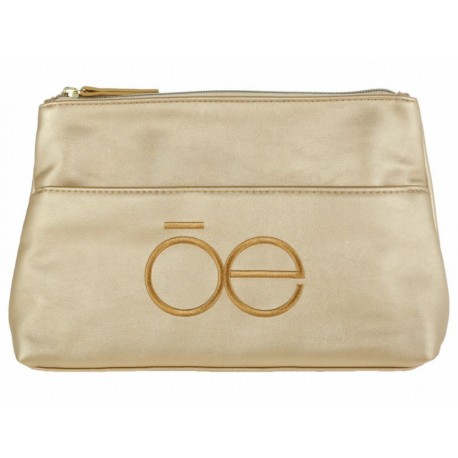 Cosmetiquera lisa Cloe oro-ComercializadoraZeus- 1055589751