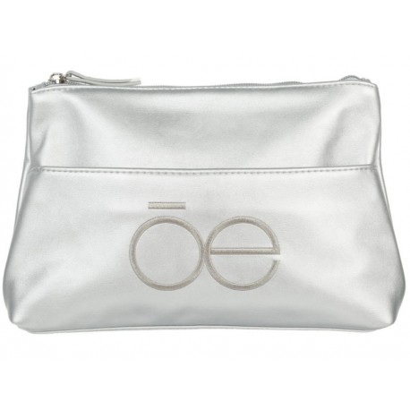 Cosmetiquera lisa Cloe plata-ComercializadoraZeus- 1055589760