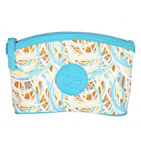 Cosmetiquera estampada Cloe azul celeste-ComercializadoraZeus- 1055529066