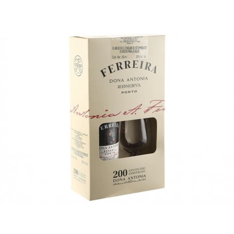 Vino Generoso Oporto Ferreira Doña Antonia 750 ml + 1 Copa de Regalo-ComercializadoraZeus- 1032162696