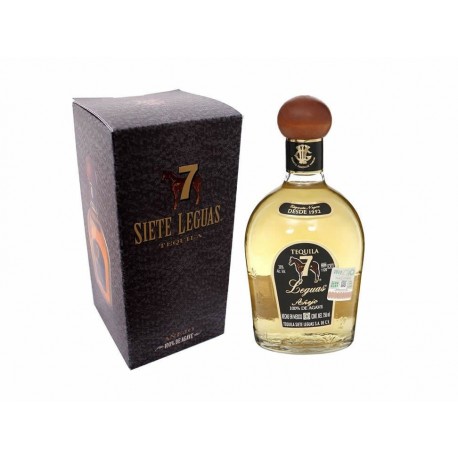 Tequila Siete Leguas Añejo Etiqueta Negra 750 ml-ComercializadoraZeus- 20780983