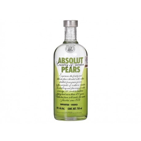 Caja de Vodka Absolut Pears 750 ml-ComercializadoraZeus- 1032369657