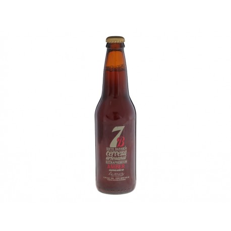 Paquete de 6 Cervezas 7 Barrios American Amber Ale 355 ml-ComercializadoraZeus- prod980161