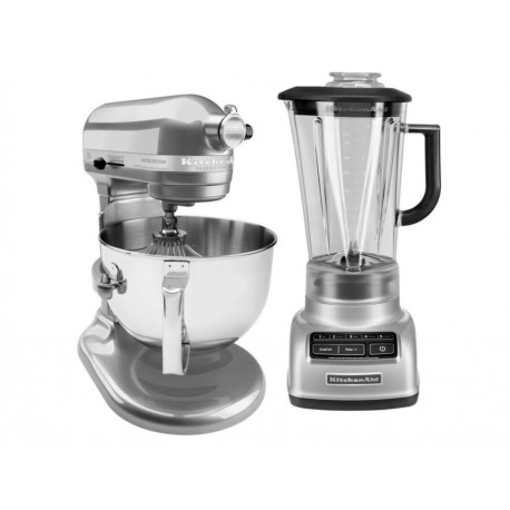 KitchenAid KP26KSBC03 Combo Batidora Professional 600 + Licuadora Diamante Plata-ComercializadoraZeus- 1052603966