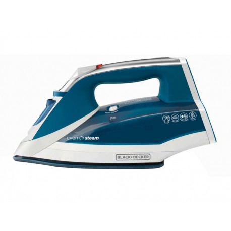 Black & Decker Plancha Even Steam Azul-ComercializadoraZeus- 1055825889