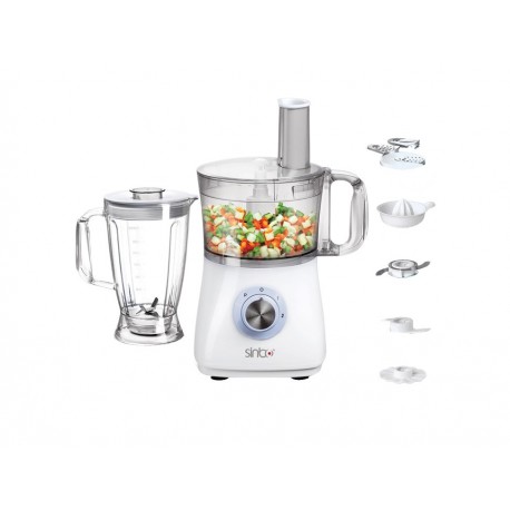 Sinbo Procesador de Alimentos Multifuncional Blanco con Gris Shb-3070-ComercializadoraZeus- 1041573844