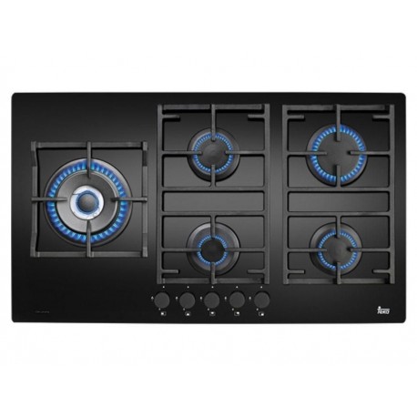 Parrilla de gas Teka 90 cm negra CGW LUX 90 5G AI AL DR CI BUT-ComercializadoraZeus- 1022261190