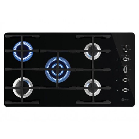 Parrilla de gas Ge Profile 90 centímetros negra PGP9050K0-ComercializadoraZeus- 1003833166