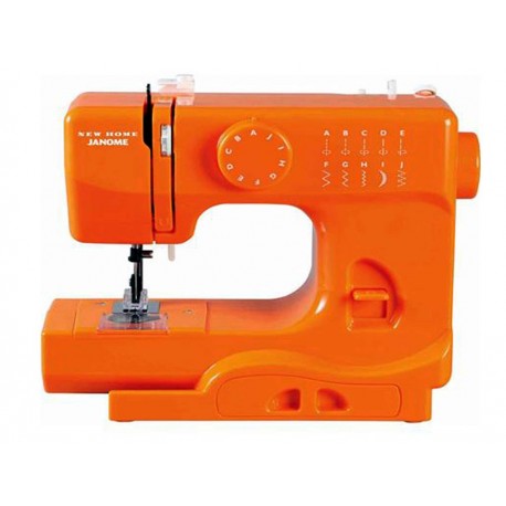 Janome Máquina de Coser Mecánica Naranja-ComercializadoraZeus- 1041182454