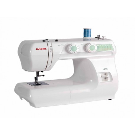 Janome Máquina de Coser Recta Blanco 2012/2212-ComercializadoraZeus- 75347090